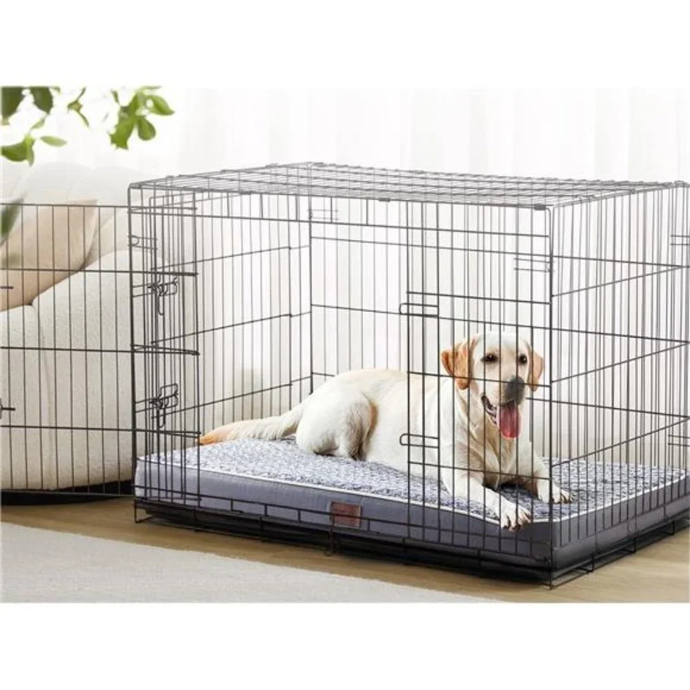 Orthopedic Memory Foam Dog Bed for Large Dogs, Waterproof Dog Crate Bed